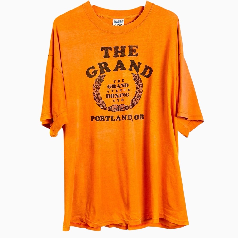 Vintage 90s Y2K Grand Avenue Boxing Club T Shirt Size XL Portland, OR Baggy Fit